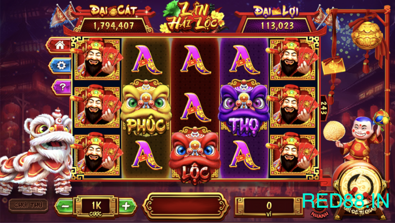 Slot game red88